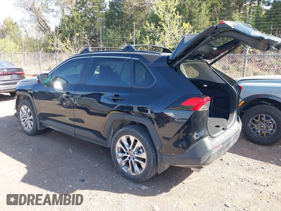 2023 Toyota RAV4 XLE Premium with VIN 2T3C1RFVXPC247647, listed as a IAAI auction lot 41997072 with 27,326 mi miles and . Bid and sale history available at DreamBid. Image 3.