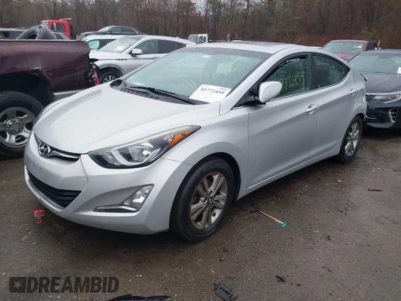 2016 Hyundai Elantra SE with VIN 5NPDH4AEXGH784647, listed as a IAAI auction lot 41772455 with 98,745 mi miles and . Bid and sale history available at DreamBid. Image 2.