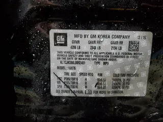 2020 Chevrolet Trax LS z VIN KL7CJKSB0LB092401, wystawiony jako Copart lot #45844725 z przebiegiem 73 191 mil mil oraz Nie do naprawy • Non repairable. Historia ofert i sprzedaży dostępna na DreamBid. Obrazek 13.