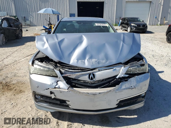 2016 Acura TLX Advance with VIN 19UUB2F77GA007996, listed as a Copart auction lot 62383035 with 129,642 mi miles and Salvage title. Bid and sale history available at DreamBid. Image 5.
