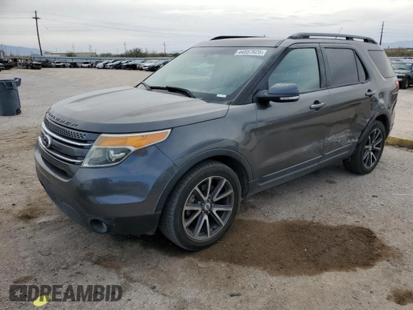 2015 Ford Explorer XLT with VIN 1FM5K8D87FGA25102, listed as a Copart auction lot 44557625 with 194,842 mi miles and Salvage Title. Bid and sale history available at carsss.com. Image 1.