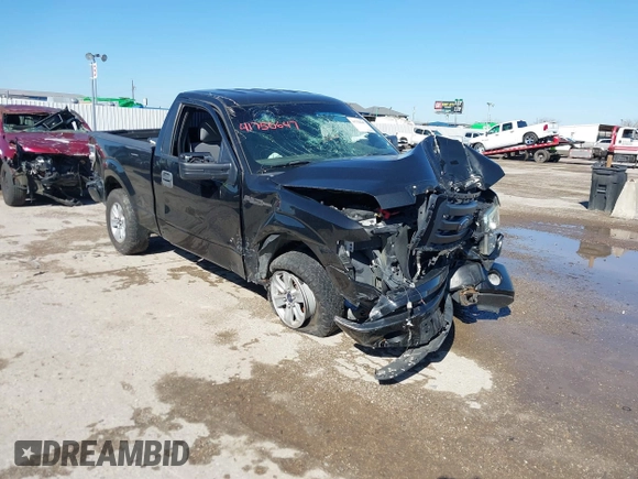 2012 Ford F-150 XL with VIN 1FTMF1CF1CFC54775, listed as a IAAI auction lot 41750647 with 11 mi miles. Bid and sale history available at carsss.com. Image 1.