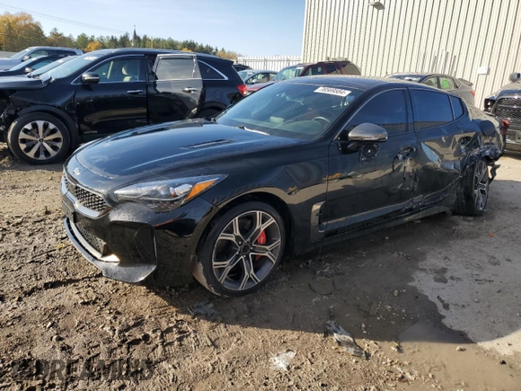2020 Kia Stinger GT1 with VIN KNAE45LC1L6077634, listed as a Copart auction lot 76569584 with 22,359 mi miles and Salvage Title. Bid and sale history available at DreamBid. Image 1.