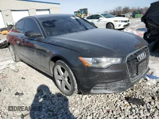 2012 Audi A6 Premium Plus with VIN WAUDFAFC9CN110525, listed as a Copart auction lot 42054555 with 171,958 mi miles and Salvage title. Bid and sale history available at DreamBid. Image 4.