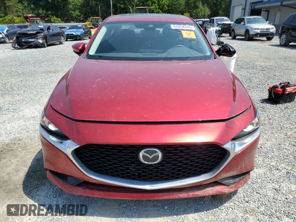 2021 Mazda 3 Preferred with VIN 3MZBPACL4MM254875, listed as a Copart auction lot 62058245 with 58,969 mi miles and Salvage title. Bid and sale history available at DreamBid. Image 5.