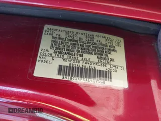 2010 Nissan Versa S with VIN 3N1BC1AP5AL417168, listed as a IAAI auction lot 42540607 with 157,762 mi miles and . Bid and sale history available at DreamBid. Image 9.