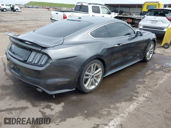 2017 Ford Mustang EcoBoost with VIN 1FA6P8TH6H5203551, listed as a IAAI auction lot 41850202 with 66,805 mi miles. Bid and sale history available at carsss.com. Image 4.