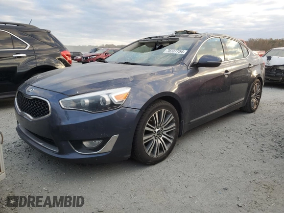 2015 Kia Cadenza Premium with VIN KNALN4D71F5193796, listed as a Copart auction lot 78737754 with Not Provided miles and Salvage Title. Bid and sale history available at carsss.com. Image 1.