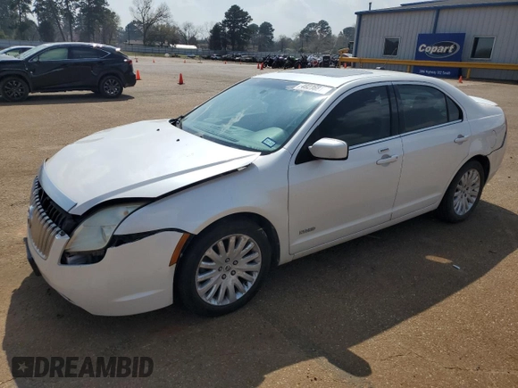 2010 Mercury Milan Hybrid with VIN 3MEDM0L38AR601605, listed as a Copart auction lot 49236815 with 114,536 mi miles and Salvage Title. Bid and sale history available at carsss.com. Image 1.
