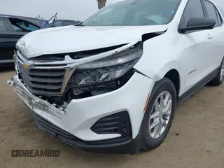 2023 Chevrolet Equinox LS with VIN 3GNAXHEG6PL202897, listed as a IAAI auction lot 42433147 with 14,973 mi miles and . Bid and sale history available at DreamBid. Image 18.