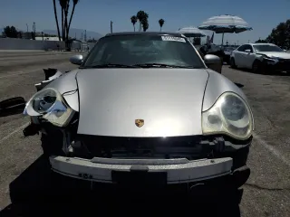 2003 Porsche 911 with VIN WP0BA29923S635457, listed as a Copart auction lot 61446545 with 85,602 mi miles and Salvage title. Bid and sale history available at DreamBid. Image 5.