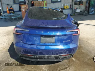 2025 Tesla Model 3 Long Range z VIN 5YJ3E1EBXSF886055, wystawiony jako Copart lot #50578085 z przebiegiem 13 945 mil mil oraz Szkoda całkowita • Salvage title. Historia ofert i sprzedaży dostępna na DreamBid. Obrazek 6.