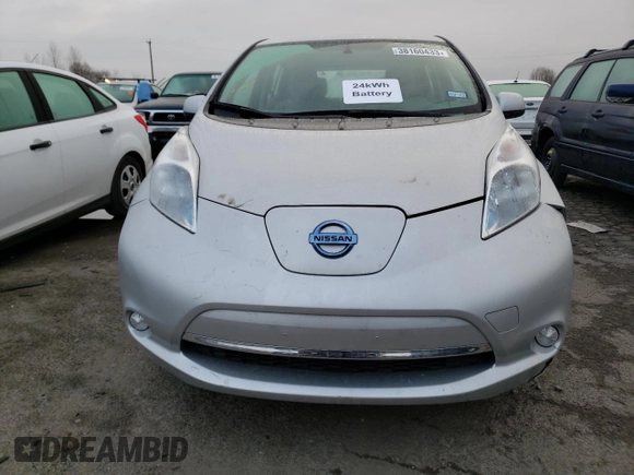 2017 Nissan LEAF SL with VIN 1N4BZ0CP9HC302491, listed as a Copart auction lot 38160433 with 42,910 mi miles. Bid and sale history available at carsss.com. Image 5.