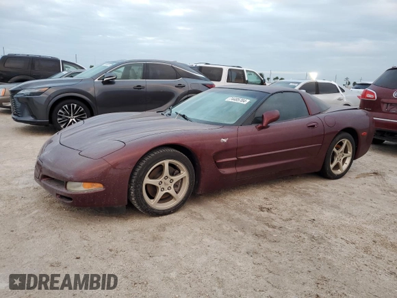 2003 Chevrolet Corvette with VIN 1G1YY22G835123059, listed as a Copart auction lot 74485704 with 67,137 mi miles and Non Repairable. Bid and sale history available at carsss.com. Image 1.