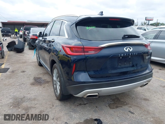 2023 Infiniti QX50 Luxe с VIN 3PCAJ5BA6PF106162, выставлен на аукционе IAAI как лот 41287134 с пробегом 23 003 миль миль и . История ставок и продаж доступна на DreamBid. Изображение 3.