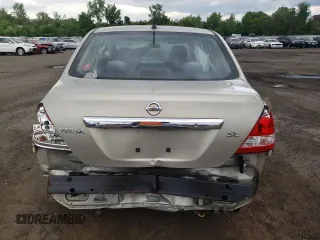 2008 Nissan Versa 1.8 S with VIN 3N1BC11E08L363075, listed as a Copart auction lot 54706934 with 116,191 mi miles and Salvage Title. Bid and sale history available at carsss.com. Image 6.