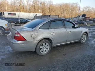 2007 Ford Five Hundred SEL with VIN 1FAFP24157G115253, listed as a Copart auction lot 84844254 with 0 mi miles and Salvage Title. Bid and sale history available at carsss.com. Image 3.