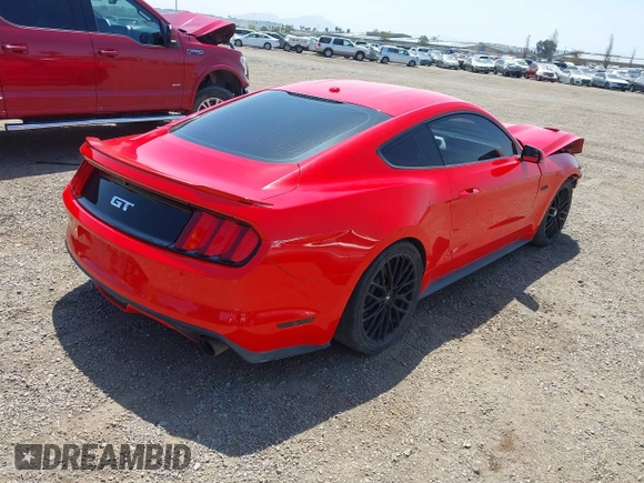 2015 Ford Mustang GT z VIN 1FA6P8CF3F5300153, wystawiony jako IAAI lot #42063561 z przebiegiem 93 882 mil mil oraz . Historia ofert i sprzedaży dostępna na DreamBid. Obrazek 4.