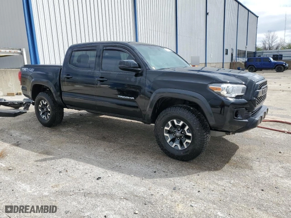 2017 Toyota Tacoma SR5 with VIN 3TMCZ5AN2HM106646, listed as a Copart auction lot 51090235 with 112,121 mi miles and Salvage Title. Bid and sale history available at carsss.com. Image 4.