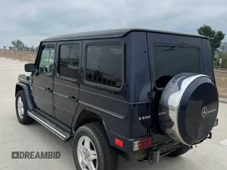 2002 Mercedes-Benz G with VIN WDCYR49E72X133986, listed as a Copart auction lot 54624435 with 138,597 mi miles and Salvage Title. Bid and sale history available at carsss.com. Image 3.