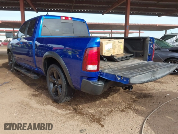 2019 Ram 1500 Classic Warlock with VIN 1C6RR6GG2KS695034, listed as a IAAI auction lot 41403297 with 89,660 mi miles. Bid and sale history available at carsss.com. Image 3.