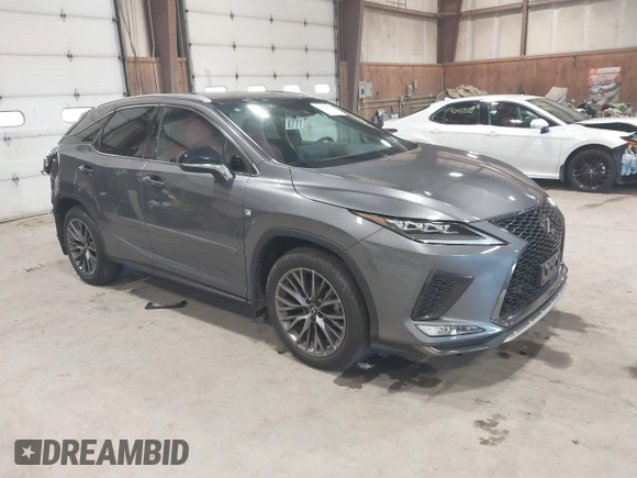 2022 Lexus RX 350 F Sport with VIN 2T2YZMDA0NC367069, listed as a IAAI auction lot 42516670 with 23,454 mi miles and . Bid and sale history available at DreamBid. Image 1.