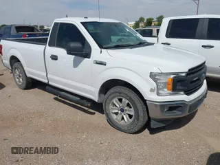 2018 Ford F-150 XL with VIN 1FTMF1C59JKD98506, listed as a IAAI auction lot 42348526 with 206,936 mi miles and . Bid and sale history available at DreamBid. Image 1.