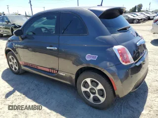 2014 FIAT 500e with VIN 3C3CFFGE4ET175902, listed as a Copart auction lot 66406775 with 38,067 mi miles and Salvage title. Bid and sale history available at DreamBid. Image 2.