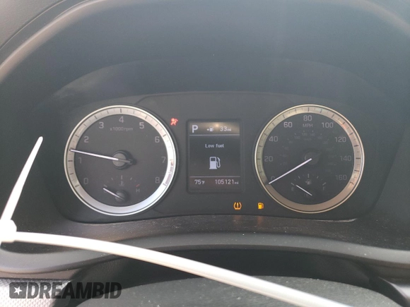 2018 Hyundai Sonata SE with VIN 5NPE24AF8JH692734, listed as a Copart auction lot 64266424 with 105,121 mi miles and Salvage Title. Bid and sale history available at carsss.com. Image 9.