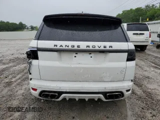 2020 Land Rover Range Rover Sport SVR with VIN SALWZ2RE5LA723022, listed as a Copart auction lot 68786574 with 0 mi miles and Non Repairable. Bid and sale history available at carsss.com. Image 6.