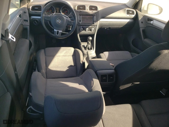 2012 Volkswagen Golf TDI with VIN WVWMM7AJXCW143853, listed as a Copart auction lot 83233494 with 173,600 mi miles and Salvage Title. Bid and sale history available at carsss.com. Image 8.
