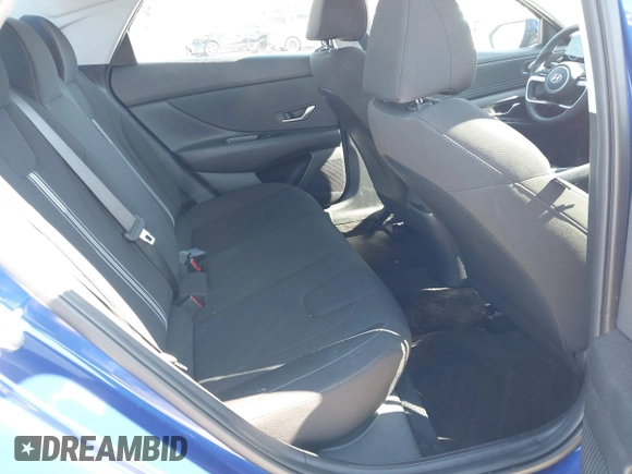 2023 Hyundai Elantra SEL with VIN KMHLS4AG2PU387529, listed as a IAAI auction lot 41825006 with 25,102 mi miles and . Bid and sale history available at carsss.com. Image 8.