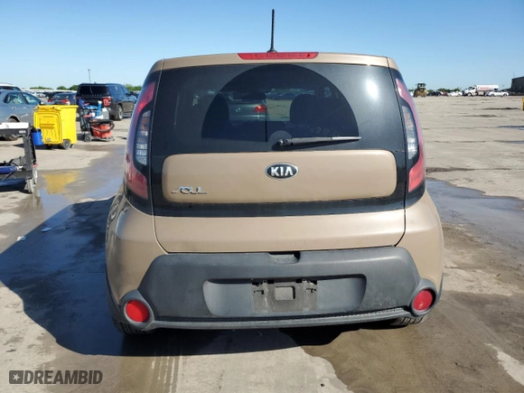 2014 Kia Soul + with VIN KNDJP3A5XE7023117, listed as a Copart auction lot 53714815 with 100,948 mi miles and Salvage Title. Bid and sale history available at carsss.com. Image 6.