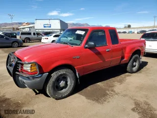 2001 Ford Ranger XL Fleet with VIN 1FTZR15U31PA47448, listed as a Copart auction lot 46710745 with 99,738 mi miles and Clean Title. Bid and sale history available at carsss.com. Image 1.