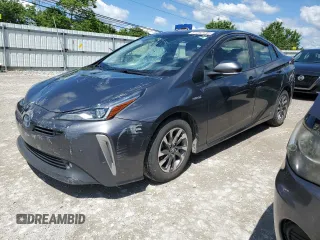 2022 Toyota Prius L Eco with VIN JTDKAMFU3N3155879, listed as a Copart auction lot 57252135 with 45,370 mi miles and Salvage title. Bid and sale history available at DreamBid. Image 1.