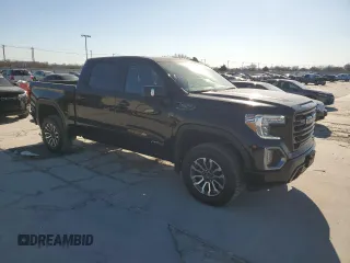 2021 GMC Sierra 1500 AT4 with VIN 3GTP9EEL0MG407872, listed as a Copart auction lot 42182375 with 59,328 mi miles and Clean Title. Bid and sale history available at carsss.com. Image 4.