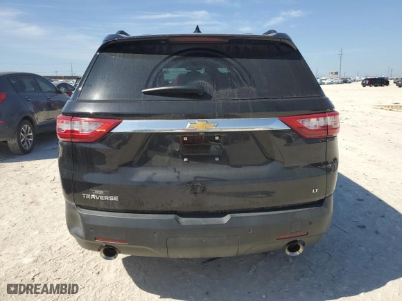 2021 Chevrolet Traverse LT Leather with VIN 1GNERHKW2MJ247877, listed as a Copart auction lot 46808755 with 43,808 mi miles and Salvage Title. Bid and sale history available at carsss.com. Image 6.