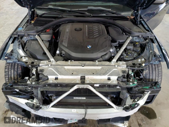 2021 BMW 4 Series M440i xDrive with VIN WBA13AR02MCF24680, listed as a Copart auction lot 43516895 with 48,195 mi miles and Salvage Title. Bid and sale history available at DreamBid. Image 11.
