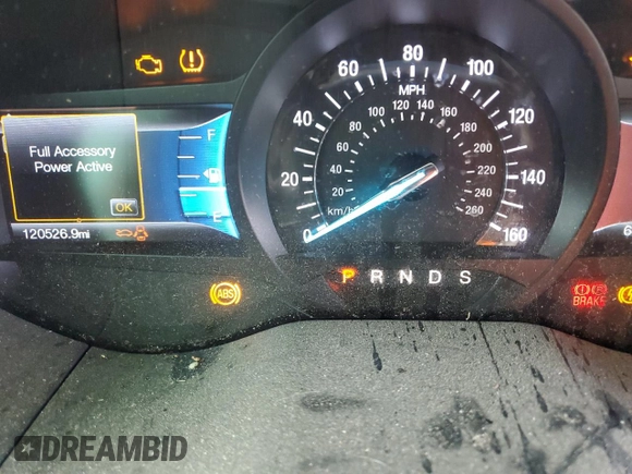 2015 Ford Edge SEL with VIN 2FMTK4J90FBC08832, listed as a Copart auction lot 45134645 with 120,526 mi miles and Salvage Title. Bid and sale history available at carsss.com. Image 9.