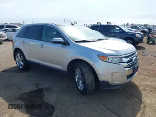 2013 Ford Edge SEL with VIN 2FMDK3JC8DBB01843, listed as a IAAI auction lot 42034502 with 165,671 mi miles. Bid and sale history available at carsss.com. Image 1.