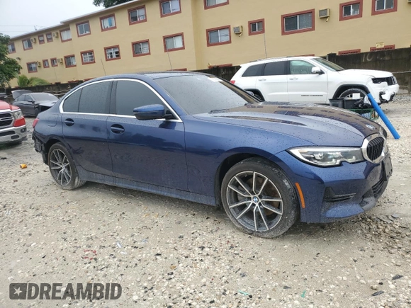2020 BMW 3 Series 330i xDrive with VIN 3MW5R7J04L8B21138, listed as a Copart auction lot 59370565 with 90,462 mi miles and Non repairable. Bid and sale history available at DreamBid. Image 4.
