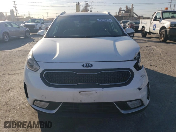 2018 Kia Niro LX with VIN KNDCB3LC6J5203171, listed as a Copart auction lot 49993795 with 57,575 mi miles and Salvage Title. Bid and sale history available at carsss.com. Image 5.