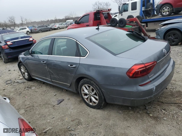 2017 Volkswagen Passat 1.8T S with VIN 1VWAT7A30HC008605, listed as a Copart auction lot 46141915 with 128,358 mi miles and Salvage Title. Bid and sale history available at carsss.com. Image 2.