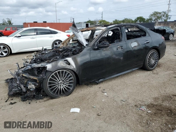 2022 Mercedes-Benz C 300 with VIN W1KAF4GB5NR030914, listed as a Copart auction lot 84186504 with Not Provided miles and Non Repairable. Bid and sale history available at DreamBid. Image 1.