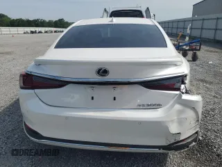 2024 Lexus ES 300h with VIN 58ADA1C10RU043577, listed as a Copart auction lot 55344905 with 9,829 mi miles and Salvage title. Bid and sale history available at DreamBid. Image 6.