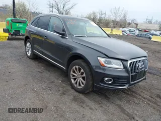 2014 Audi Q5 Premium Plus with VIN WA1LFAFP1EA021442, listed as a IAAI auction lot 41970887 with 131,714 mi miles. Bid and sale history available at carsss.com. Image 1.