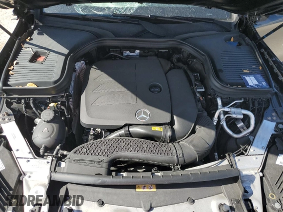 2021 Mercedes-Benz GLC 300 with VIN W1N0G8DB9MV302054, listed as a Copart auction lot 60962465 with 26,709 mi miles and Salvage title. Bid and sale history available at DreamBid. Image 12.