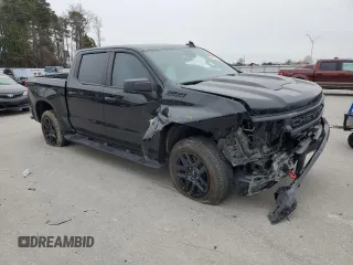 2024 Chevrolet Silverado 1500 Custom Trail Boss with VIN 3GCUDCED9RG126451, listed as a Copart auction lot 88024415 with 18,232 mi miles and Salvage Title. Bid and sale history available at carsss.com. Image 4.