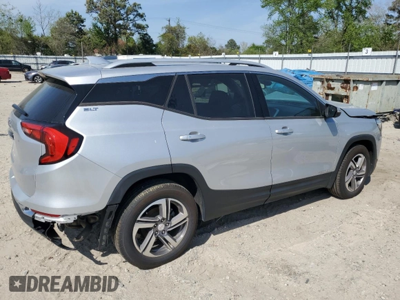 2018 GMC Terrain SLT with VIN 3GKALPEV5JL284131, listed as a Copart auction lot 53250595 with 91,230 mi miles and Salvage Title. Bid and sale history available at DreamBid. Image 3.