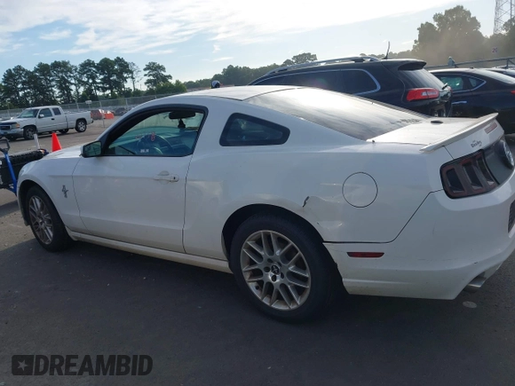 2013 Ford Mustang V6 with VIN 1ZVBP8AM1D5254018, listed as a IAAI auction lot 42738081 with 231,643 mi miles and . Bid and sale history available at DreamBid. Image 14.